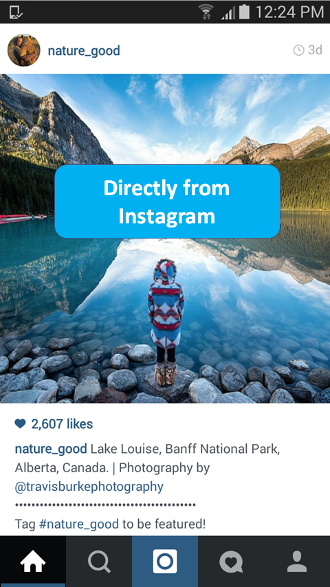 phone quotes my check Android  ID  with for Repost Apps Instagram Regrann Call