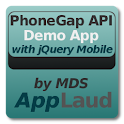 PhoneGap API w/ jQuery Mobile logo
