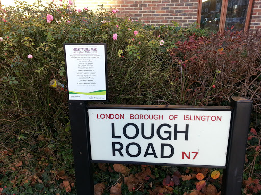 Lough Road WW1 Commemorative Plaque