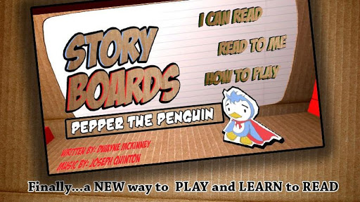 StoryBoards Pepper the Penguin