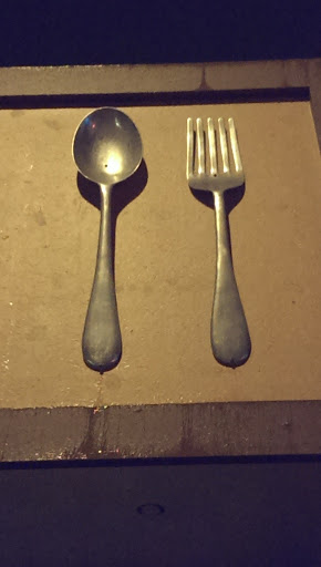 Giant Spoon and Fork