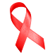 Red Support Ribbon Clock