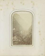 Gezicht op de bergpas van Pass Lueg in de Oostenrijkse Alpen