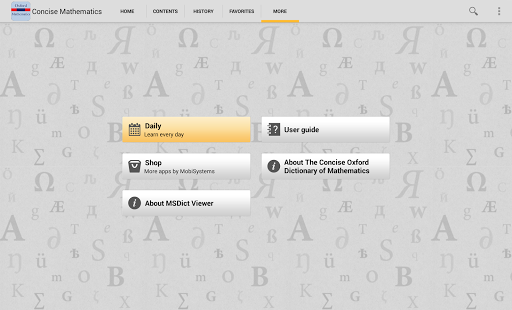 Oxford Mathematics Dictionary Screenshots 4