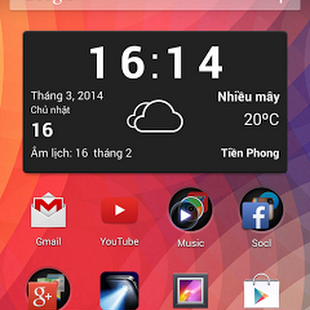 Tải ứng dụng xem thời tiết Việt Nam cho Android