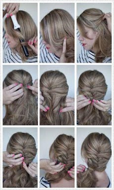 Hairstyle step by stepのおすすめ画像5