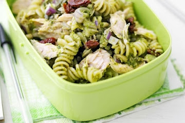 Storecupboard pasta salad