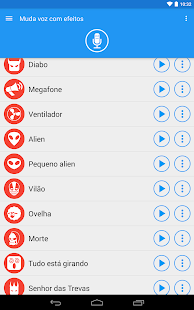 Muda voz com efeitos - screenshot thumbnail