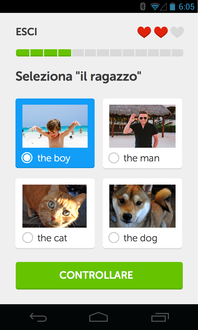 Impara linglese con Duolingo Screen 3