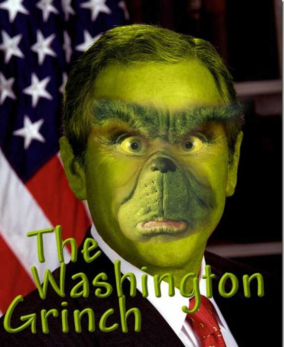 photoshop tricks on George Bush & George Bush Pictures