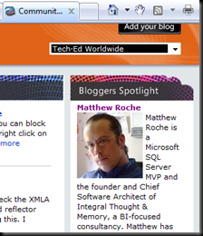 TechEd Bloggers Excerpt