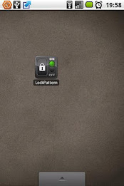 Cap pattern onoff poster 1