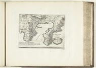 Kaart van Villefranche-sur-Mer en omgeving, 1726