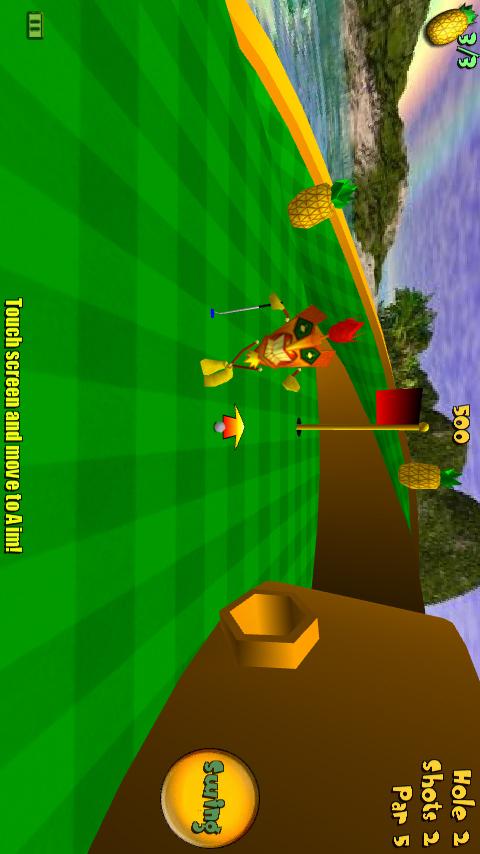 Android application Tiki Golf 3D screenshort