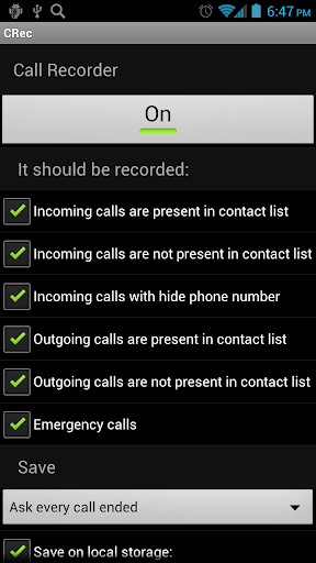 CRec Call Recorder