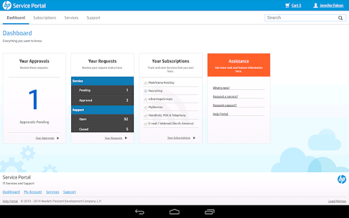 HP Service Request Catalog Screenshots 5