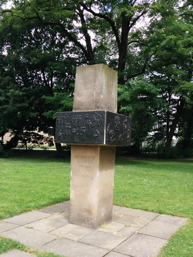 Heinrich Schütz Monument Zwingerteich