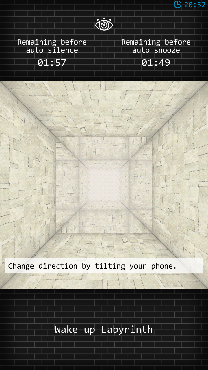 Wake-up Labyrinth(alarm clock) Screen 2