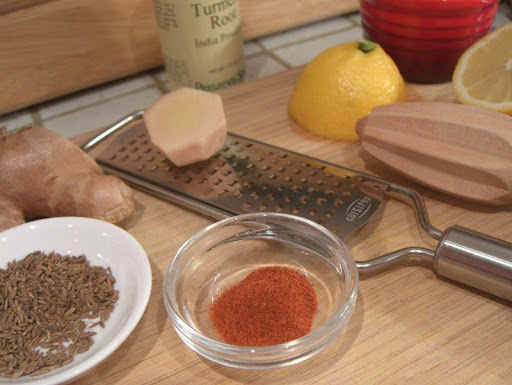 Fish with Spicy Red Lentils