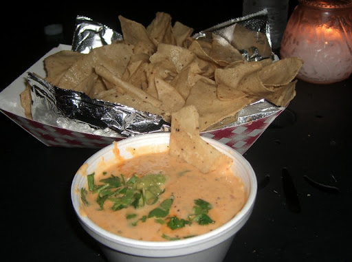 Chips and Green Chile Queso at Torchy's Tacos