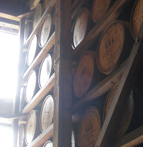 Barrels Aging at Woodford Reserve Distillery