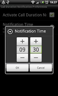 Call Duration Notification