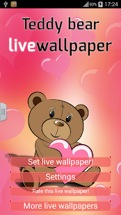 【免費個人化App】Teddy Bear Live Wallpaper-APP點子