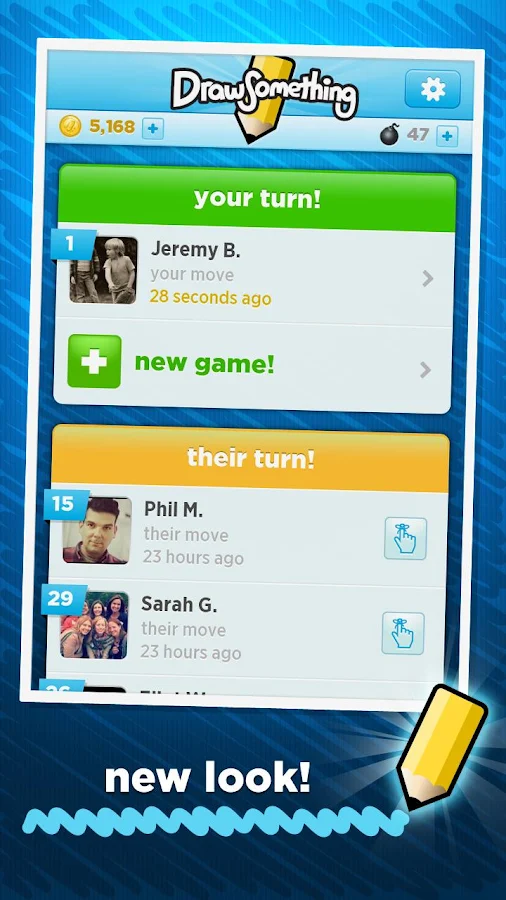 Draw Something por OMGPOP - Screenshot