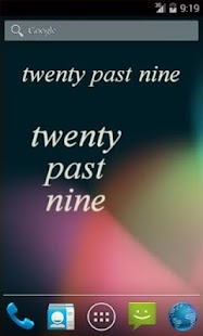 FiveTime Word Clock Widget Screenshots 3