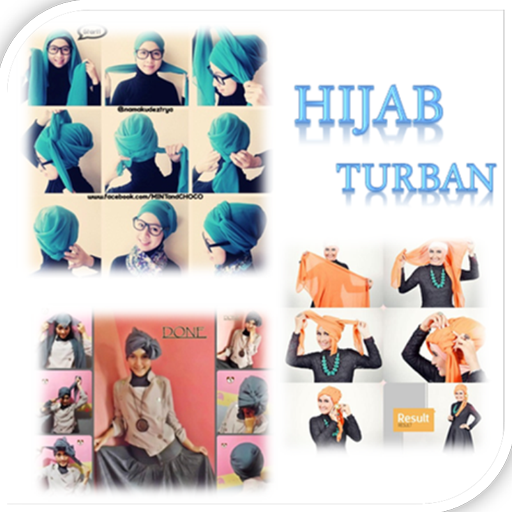 Tutorial Hijab Turban LOGO-APP點子