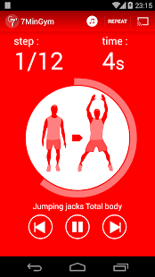  7MinGym Chromecast-AndroidTV (ekrano kopijos miniatiūra)  