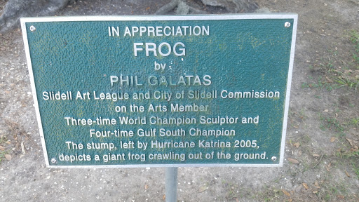 In Appreciation Frog Plaque