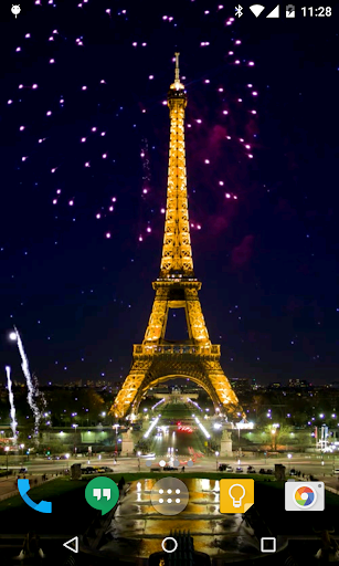 Fireworks in Paris Wallpaper