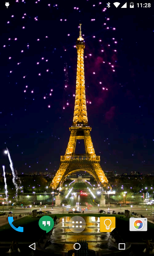 Paris Firework Background