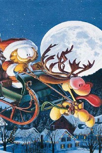 Garfield and Odie’s Sleigh WP