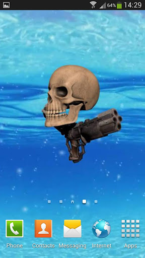 Pirate Skull Live Wallpaper