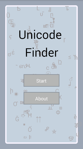 Unicode Finder