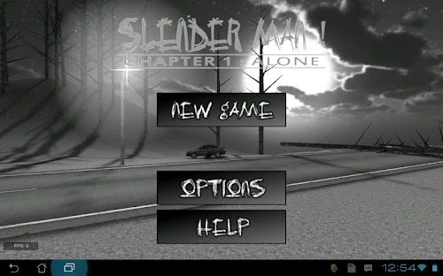Android application Slender Man Official screenshort