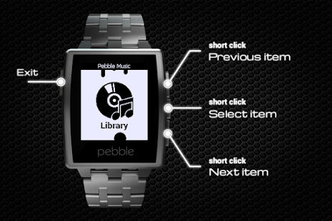 Music Player for Pebble - screenshot thumbnail