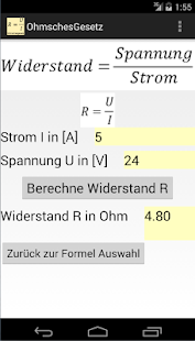 Ohmsches Gesetz alle Formeln Screenshots 6