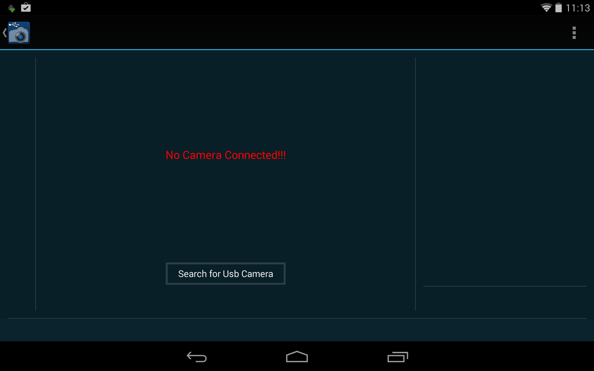 Android application USB DSLR Camera Controller screenshort