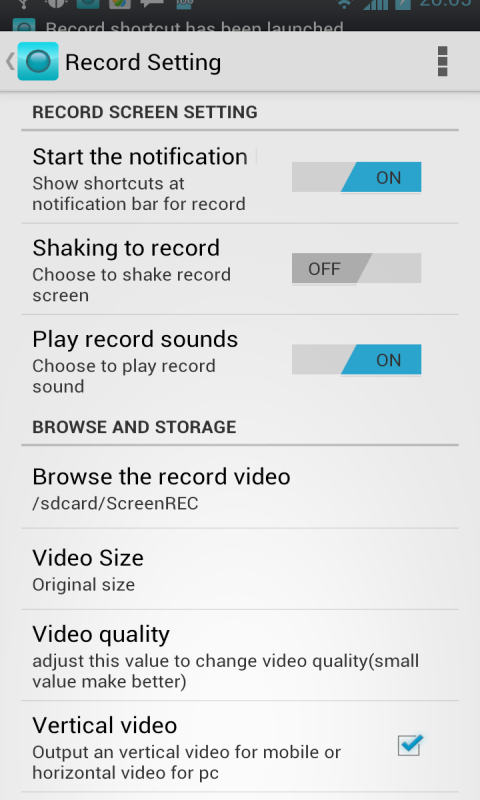 No Root Screen Recorder - screenshot