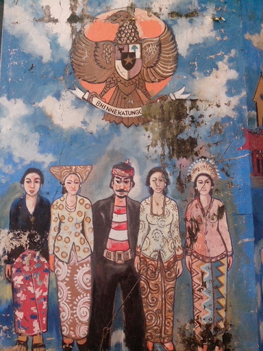 Baju Daerah Bhinneka Tunggal Ika Wall Art