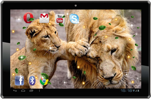 【免費個人化App】Lion African live wallpaper-APP點子
