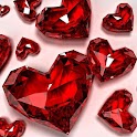 Lovely Hearts HD Wallpaper logo