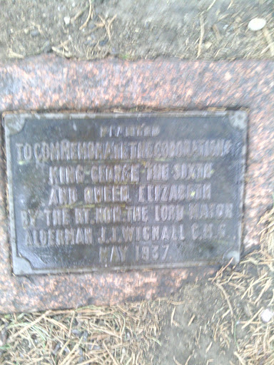 King George 6th Memorial Plaque