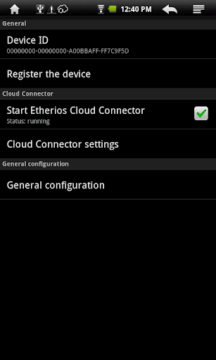 Etherios Cloud Connector