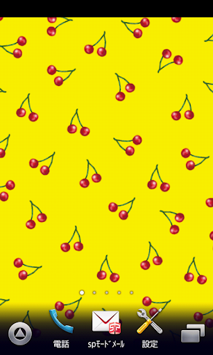 yellow cherries wallpaper