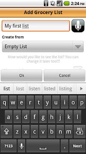Voice Grocery Shopping List Screenshots 4