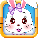 Cute Bunny: Dress Me Up! mobile app icon
